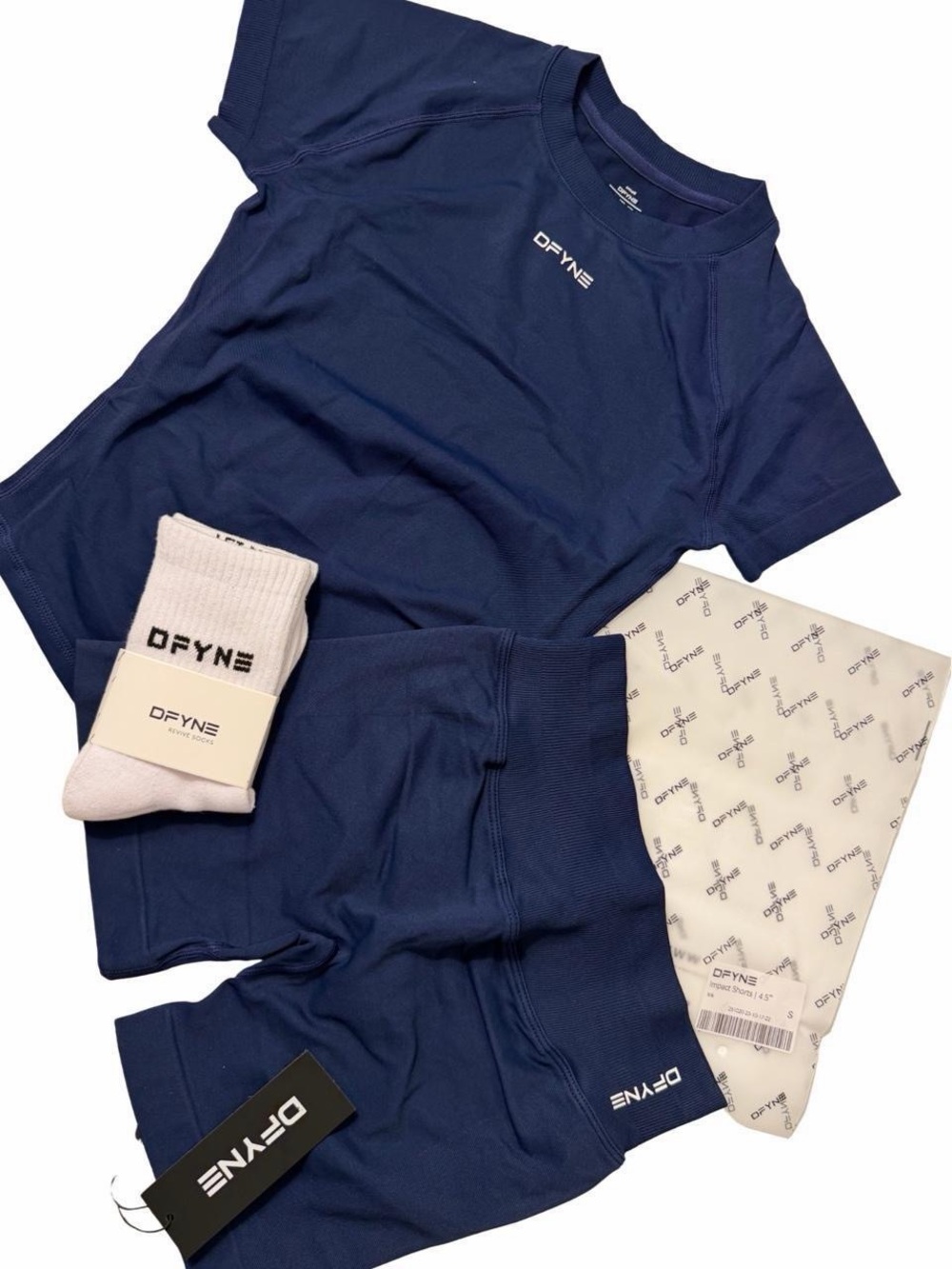 Impact blue Short Sleeve Top set